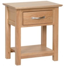 Lisbon Oak 1 Drawer Nightstand