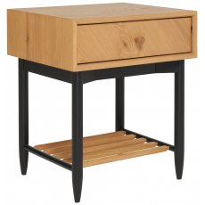 ercol Monza 1 Drawer Bedside