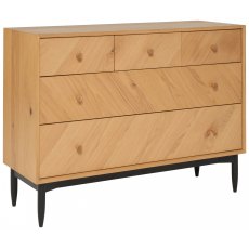 ercol Monza 5 Drawer Wide Chest