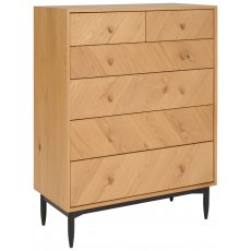 ercol Monza 6 Drawer Chest