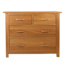 Lisbon Oak 2 + 2 Chest of Drawers