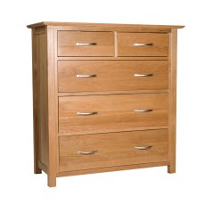 Lisbon Oak 3 + 2 Chest of Drawers