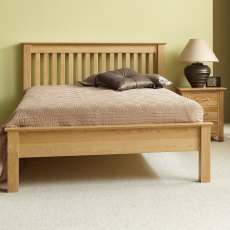 Lisbon Oak 3'0' Low End Bed