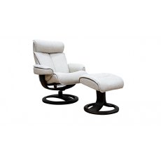 G Plan Bergen Large Manual Recliner Chair & Stool