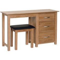 Lisbon Oak Dressing Table Stool