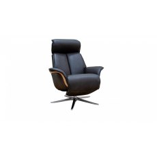 G Plan Oslo Power recliner Chair (Veneer & Upholstered Sides)