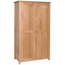 Lisbon Oak double wardrobe