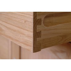 Lisbon Oak Triple Wardrobe on Drawers