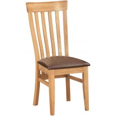 Lisbon Ash Slatted Back Chair