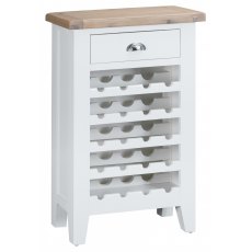 Newlyn Wine Cabinet (White Finish)