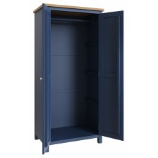 Sigma Blue 2 Door Full Hanging Wardrobe