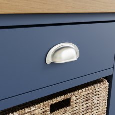 Sigma Blue 1 Drawer 2 Basket Unit