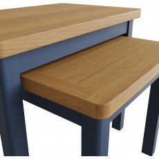 Sigma Blue Nest of 2 Tables
