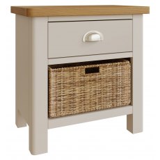 Sigma Grey 1 Drawer 1 Basket Unit