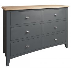 Omega Grey 6 drawer chest