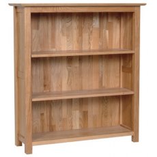 Lisbon Oak Bookcase - 107cm high x 96cm wide