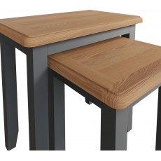 Omega Grey Nest of 2 Tables