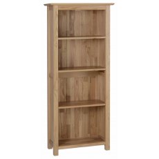 Lisbon Oak Bookcase - 150cm high x 63cm wide