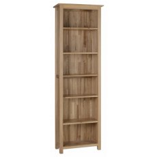 Lisbon Oak Bookcase - 200cm high x 63cm wide
