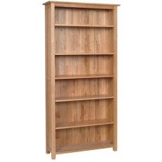 Lisbon Oak Bookcase - 200cm high x 98cm wide