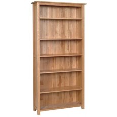 Lisbon Oak Bookcase - 200cm high x 96cm wide