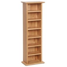 Lisbon Oak CD/DVD Rack