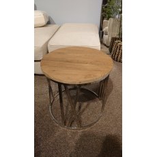 #Empire Aztec Round End Table