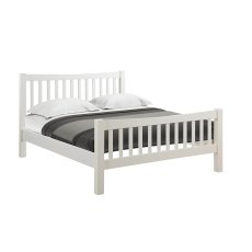 Bristol Ivory Painted 4'6 Slatted Bed