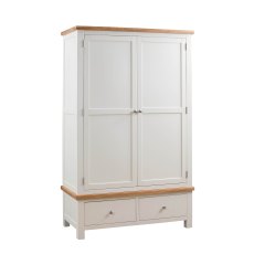 Bristol Painted Double Wardrobe with Drawers