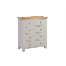 Bristol Putty Painted 2 Over 3 Chest of Drawers