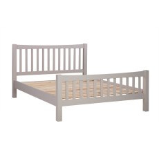 Bristol Putty Painted 5'0 Slatted Bed