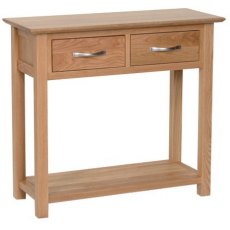 Lisbon Oak Small Console Table