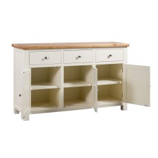 Bristol Ivory Painted 3 Door Sideboard