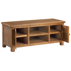 Bristol Rustic Oak Large Tv Unit