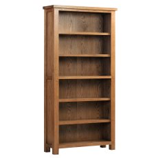 Bristol Rustic Oak 6'0 Bookcase