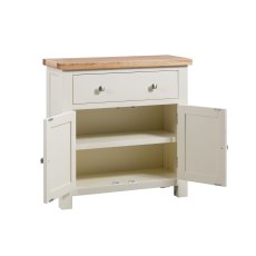 Bristol Ivory Painted Narrow Sideboard with 1 Drawer & 2 Door