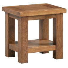 Bristol Rustic Oak Lamp Table