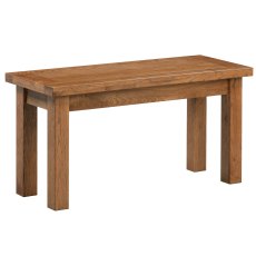 Bristol Rustic Oak Bench 90cm