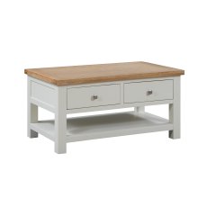 Bristol Painted Coffee Table with 2 Drawers