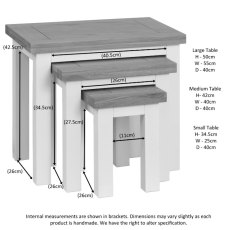 Bristol Painted Nest of Tables