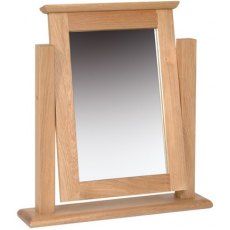 Lisbon Oak Single Dressing Table Mirror