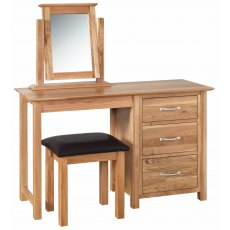 Lisbon Oak Single Dressing Table Mirror