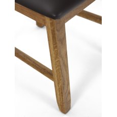 Oslo Dining Chair (PU Brown)