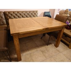 Clearance Riad Rustic Oak Extending Dining