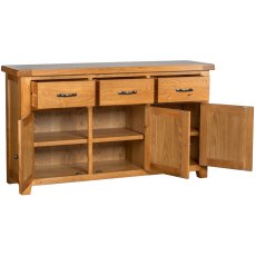 Oaken 3 Door 3 Drawer Sideboard