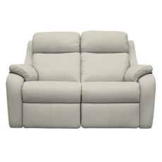 G Plan Kingsbury Fixed 2 Seater Sofa - Leather 