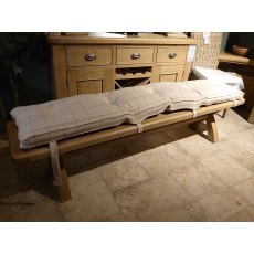 Clearance Bergen 200cm Bench with Seat Cushion