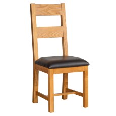 Oaken Ladder Chair - PU seat pad