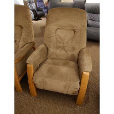 Clearance Himolla Themse Wide Manual Recliner Chair