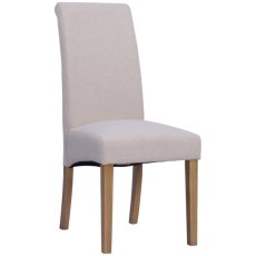 Lisbon Westbury Beige Fabric Chair - Home assembly needed if collected